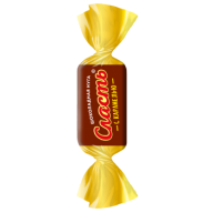 Конфета Сласть шоколадная нуга с карамелью