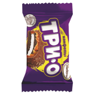 Печенье ТРИО какао с начинкой пломбир