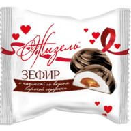 Зефир Жизель глазированный с ароматом ванили с вареной сгущенкой